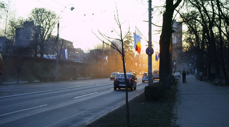 Bulevard din Sibiu; imagine ilustrativă, nu este locul accidentului de la Șeica Mare